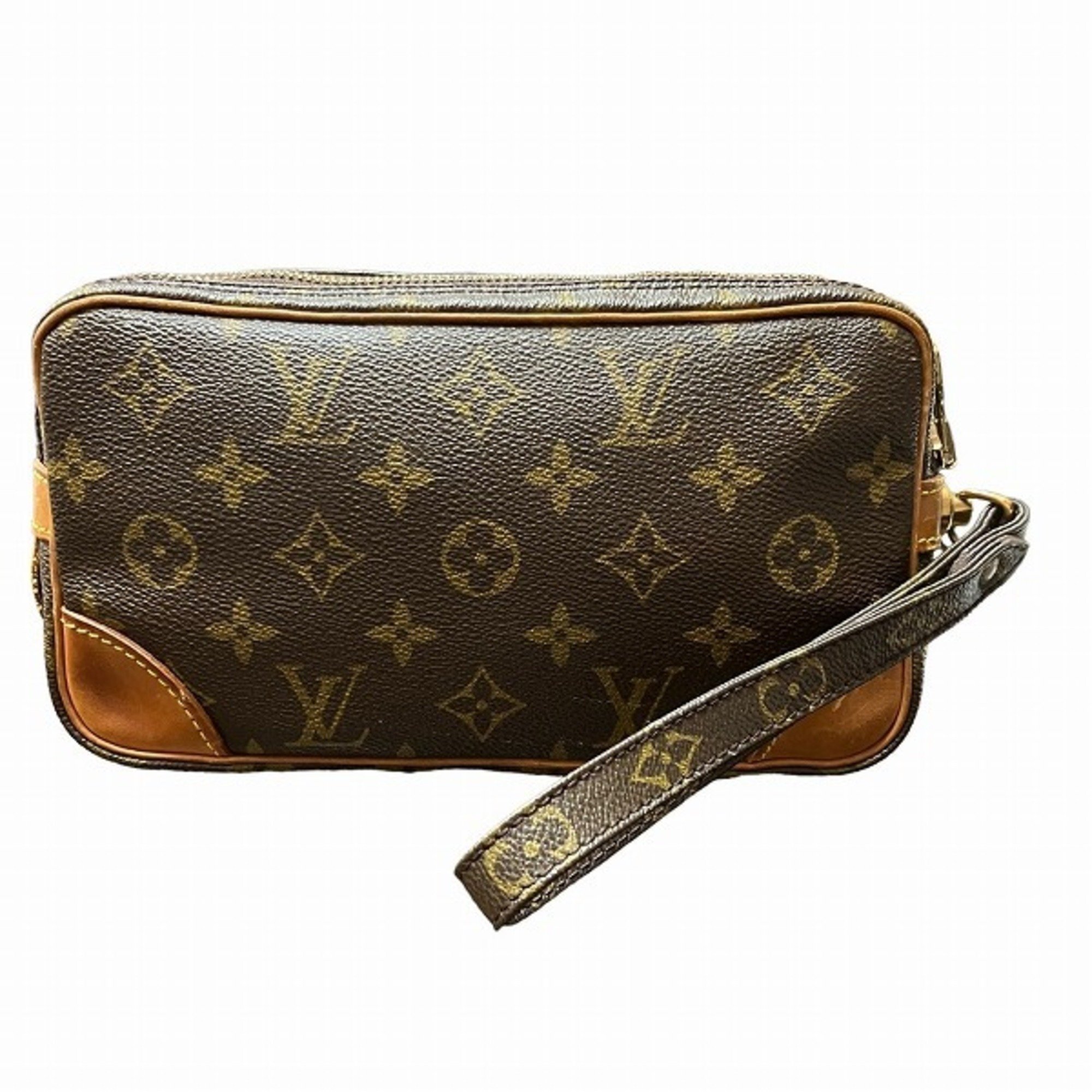 Louis Vuitton Monogram Marly Dragonne PM M51827 Bag Second Men's Women's