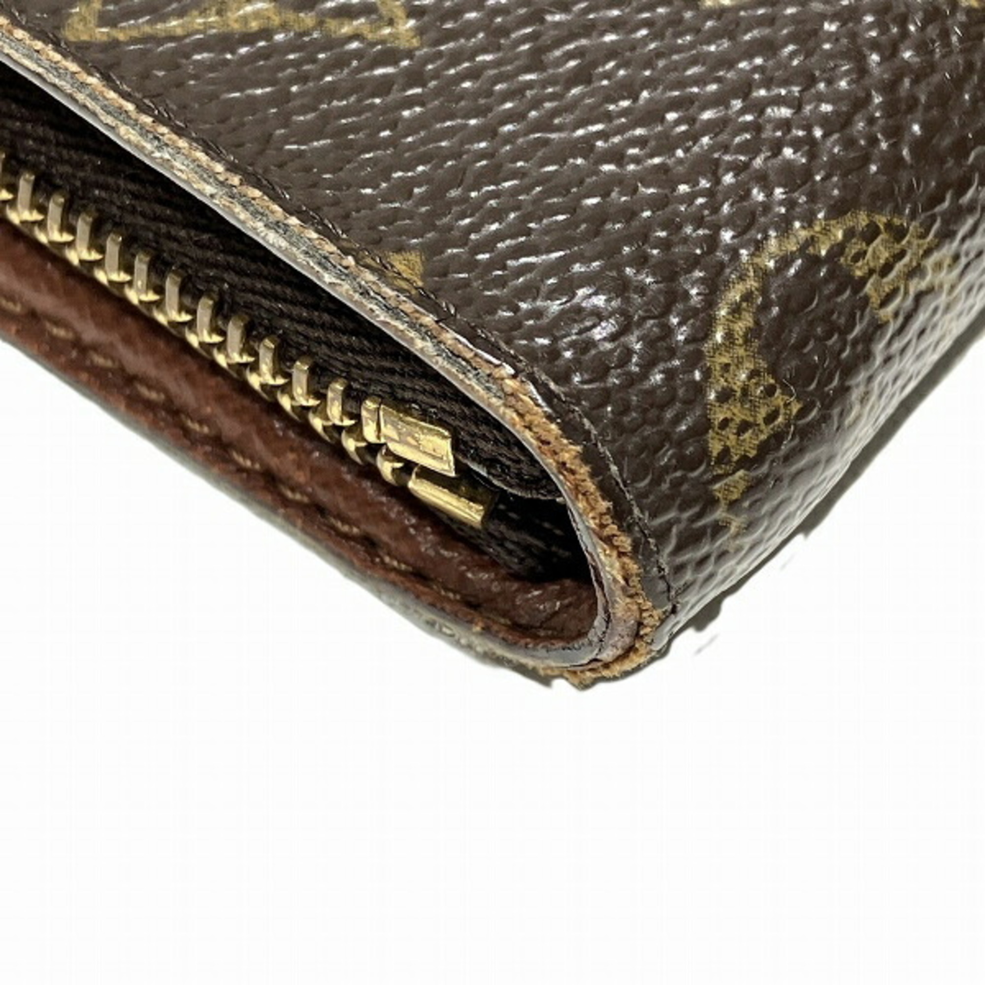 Louis Vuitton Monogram Porto Monnaie Zip M61727 Wallet Long Men's Women's