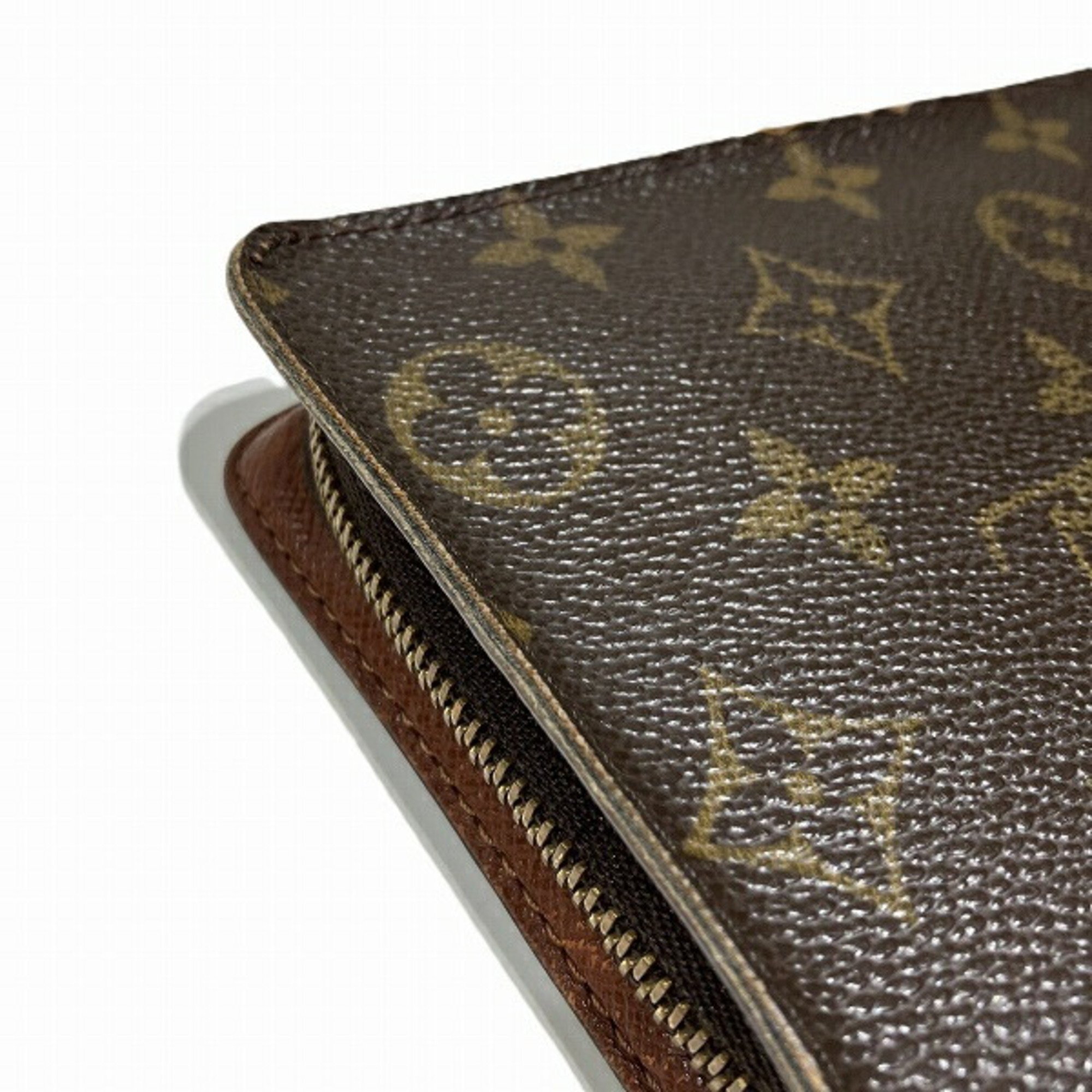 Louis Vuitton Monogram Porto Monnaie Zip M61727 Wallet Long Men's Women's