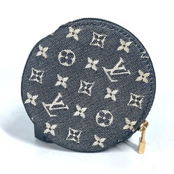 LOUIS VUITTON M92453 Monogram Porte Monnaie Long Wallet Coin Purse Round Wallet/Coin Case Canvas Women's Black