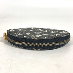 LOUIS VUITTON M92453 Monogram Porte Monnaie Long Wallet Coin Purse Round Wallet/Coin Case Canvas Women's Black