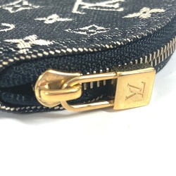 LOUIS VUITTON M92453 Monogram Porte Monnaie Long Wallet Coin Purse Round Wallet/Coin Case Canvas Women's Black