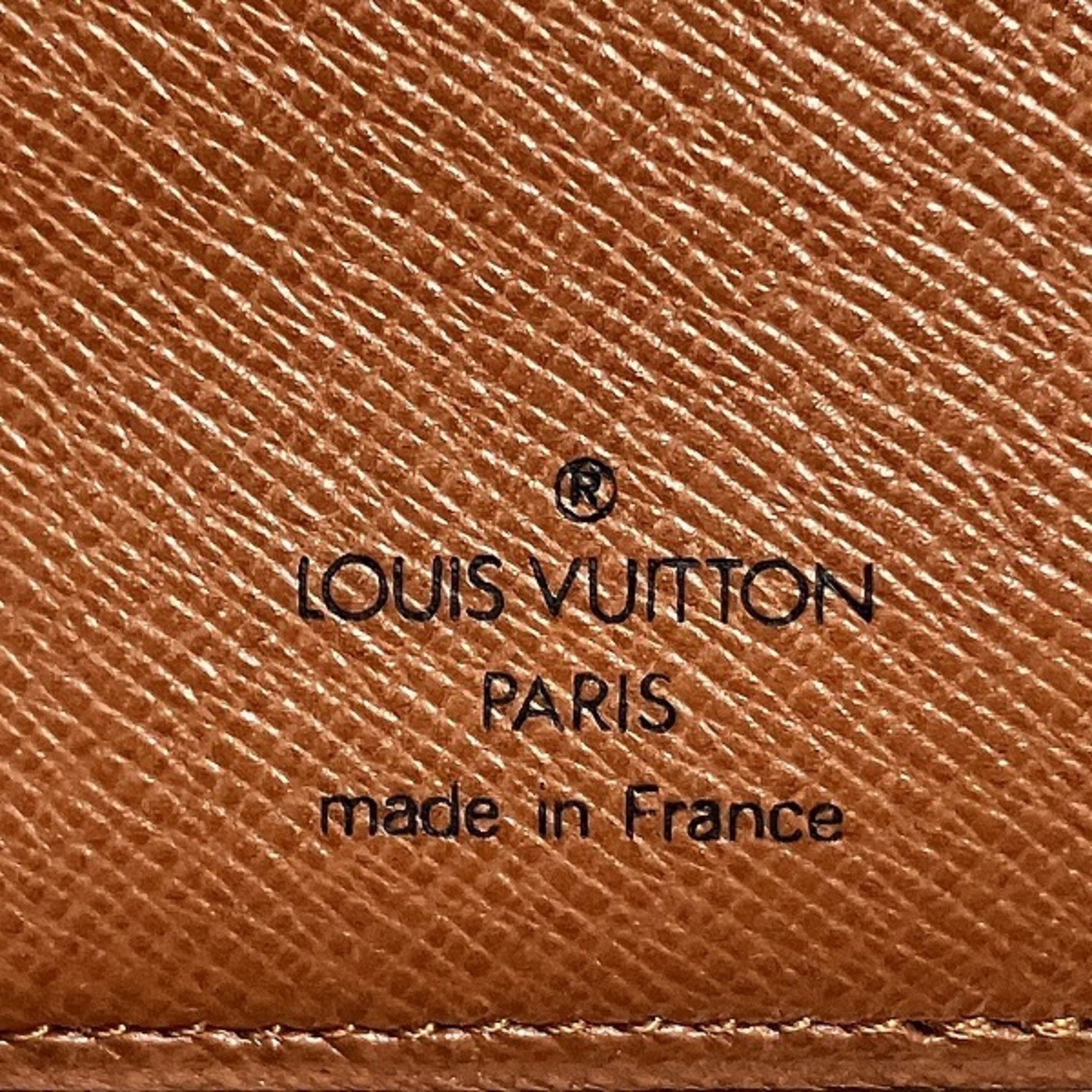 Louis Vuitton Monogram Porte Carte Credit M60825 Billfold Long Wallet Men's