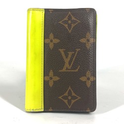 LOUIS VUITTON M80779 Monogram Organizer de Poche Business Card Holder Pass Case Bi-fold Holder/Card Canvas Men's Brown