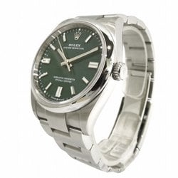 Rolex Oyster Perpetual 126000 Automatic Green Dial Random Number Watch Men's Wristwatch