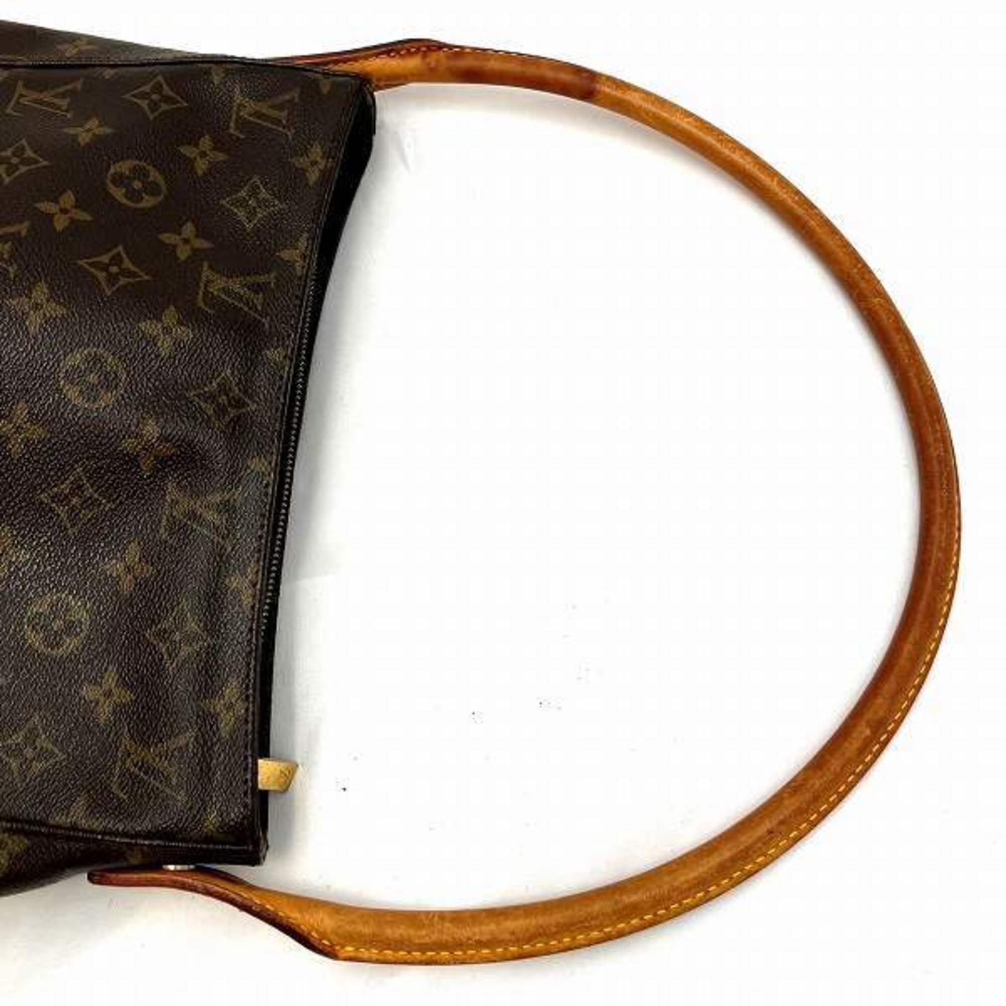 Louis Vuitton Monogram Looping GM M51145 Bag Tote Shoulder Women's