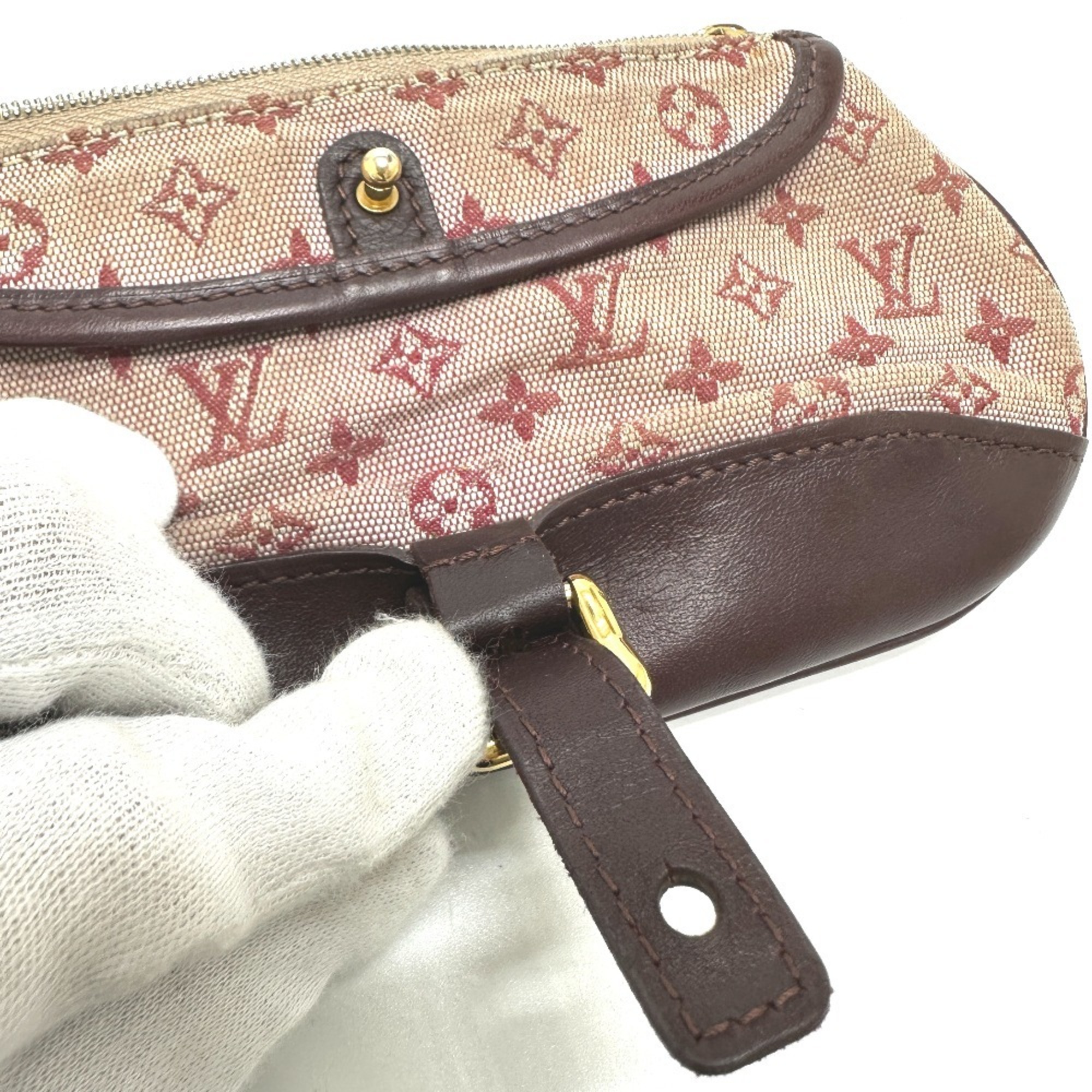 LOUIS VUITTON M92696 Monogram Anne Sophie Wallet/Coin Case Coin Purse Wallet Pouch Canvas Women's Cherry Red