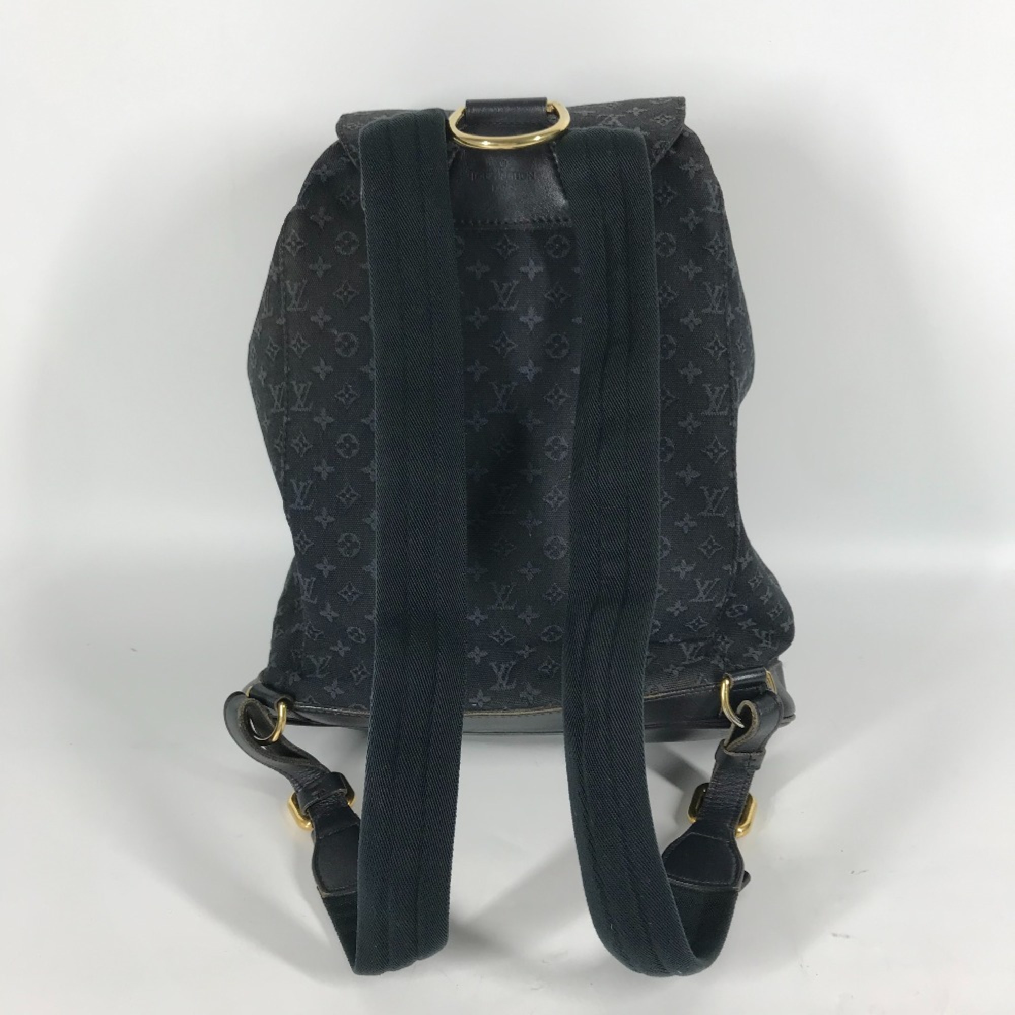 LOUIS VUITTON M92455 Monogram Denim Montsouris GM Backpack Rucksack Women's TST Blue