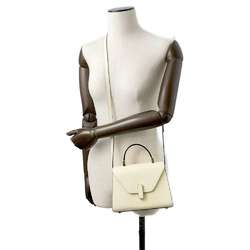 Valextra Handbag Iside Micro V5E23-28-W-OC 2way Shoulder Bag White