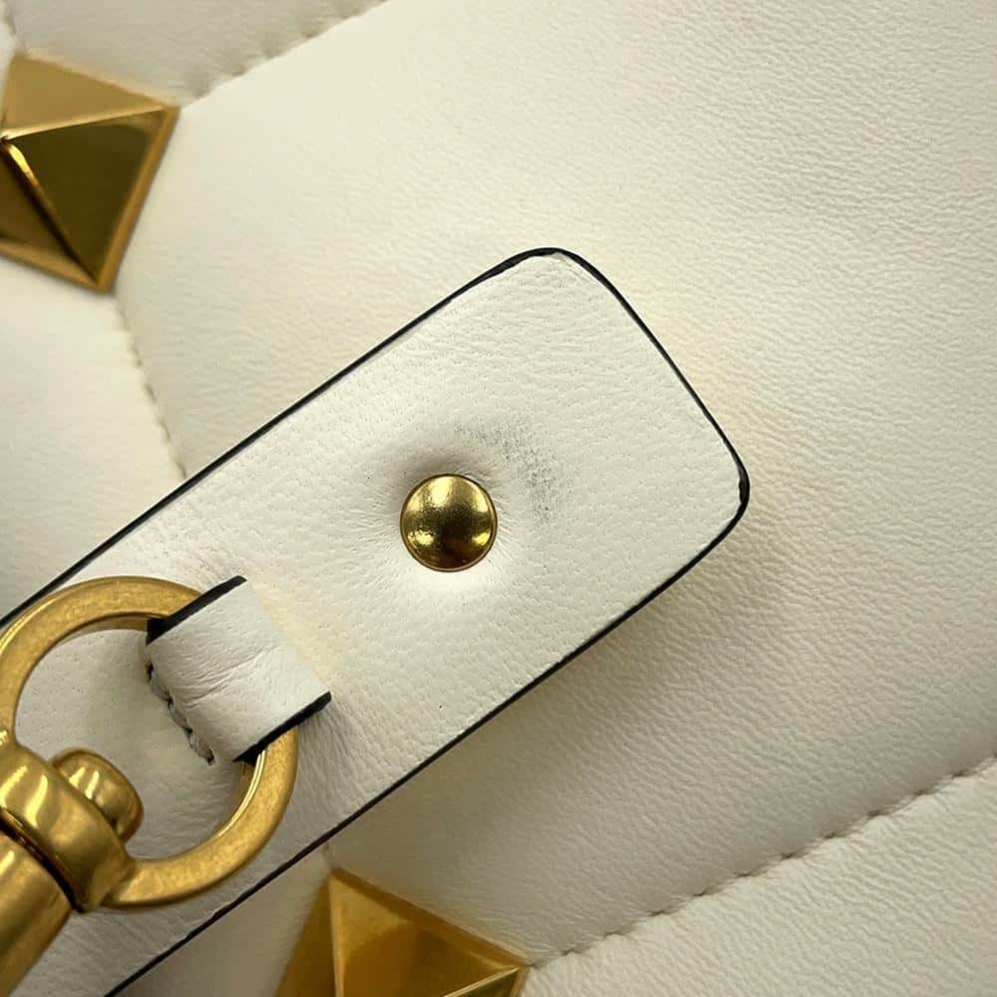 Valentino Garavani Handbag Roman Studs Small XW2B0I97BSF 2way Shoulder Bag White