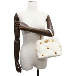 Valentino Garavani Handbag Roman Studs Small XW2B0I97BSF 2way Shoulder Bag White