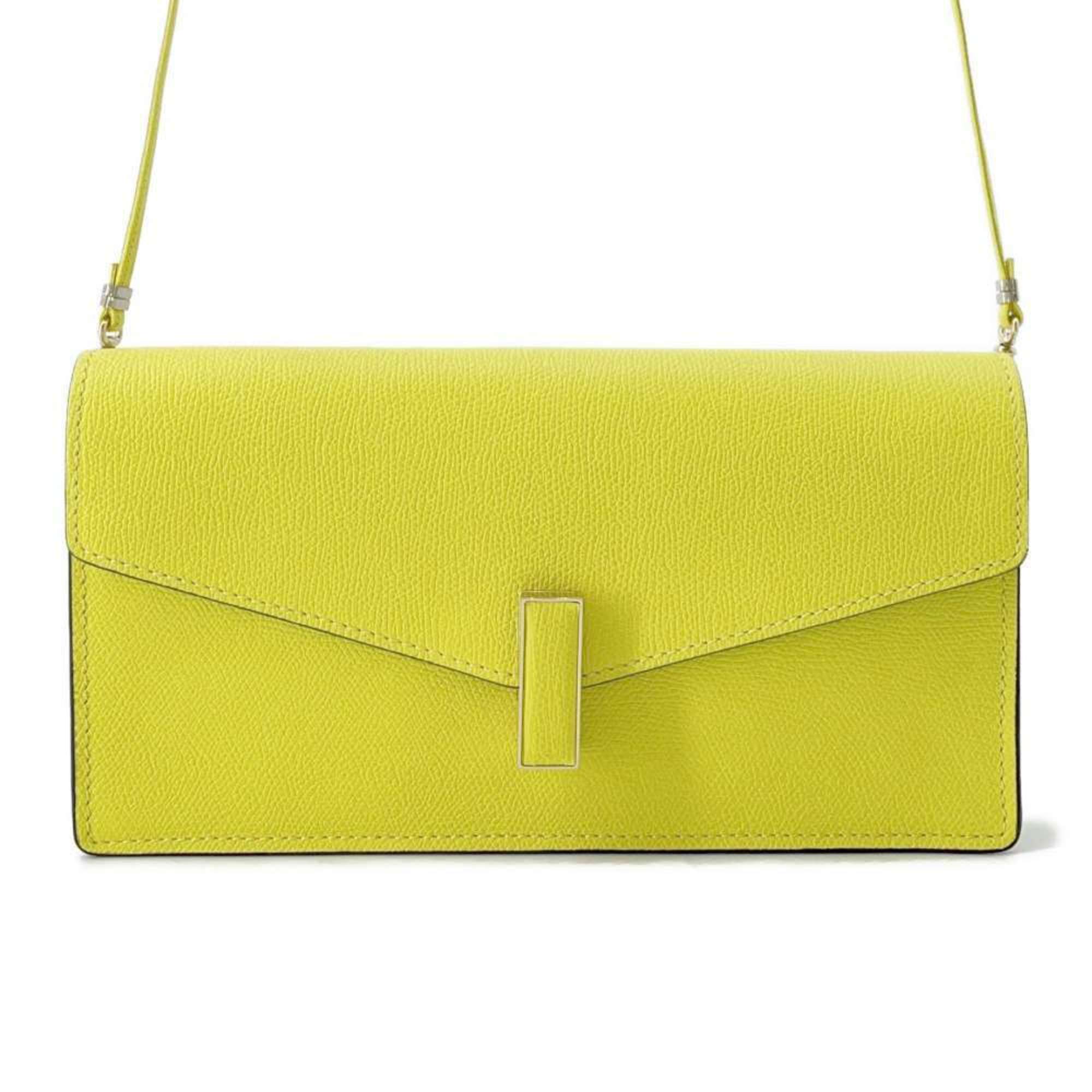 Valextra Shoulder Bag Iside Leather Clutch