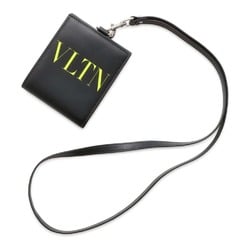 Valentino Garavani Neck Wallet Leather VALENTINO Men's Black