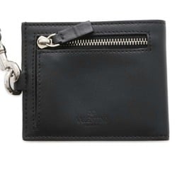 Valentino Garavani Neck Wallet Leather VALENTINO Men's Black