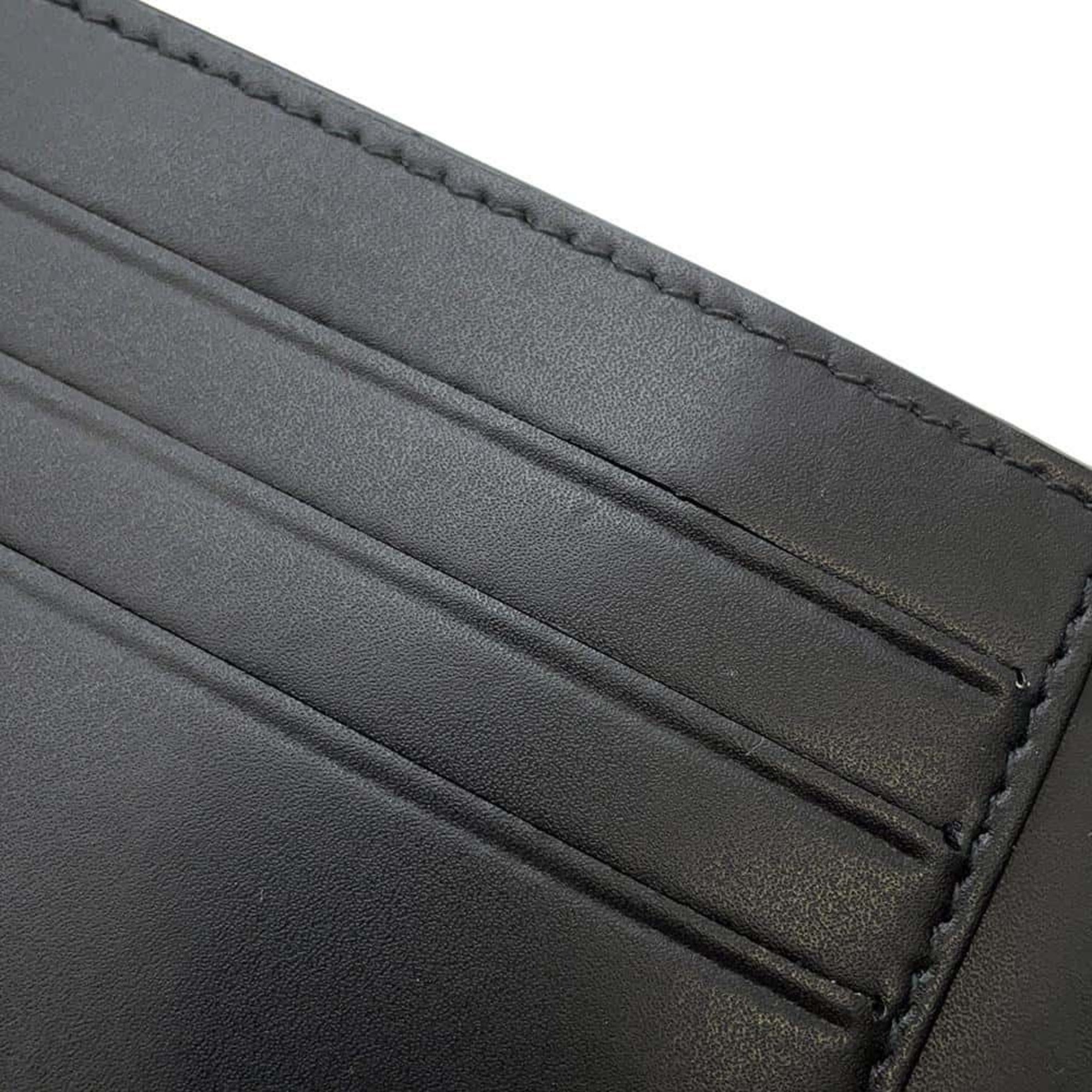 Valentino Garavani Neck Wallet Leather VALENTINO Men's Black