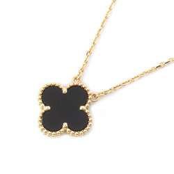 Van Cleef & Arpels Necklace Alhambra Pendant Onyx K18YG VCAR5800