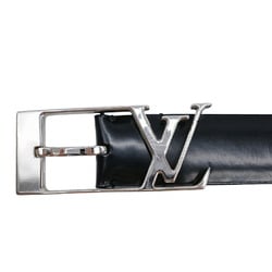 LOUIS VUITTON Louis Vuitton Belt Santur Anagram Leather Black M9840