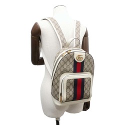 Gucci Backpack Ophidia GG Supreme Small 547965 GUCCI Bag White