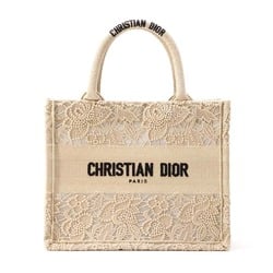 Christian Dior Handbag Book Tote Small Lace Canvas M1265ZSEL