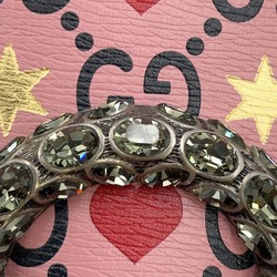 Gucci Chain Shoulder Bag Dionysus GG Valentine Heart Small 400249 GUCCI Rhinestone