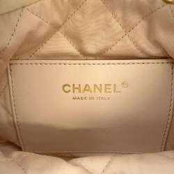 Chanel handbag CHANEL 22 Coco mark leather AS3980 2way shoulder bag