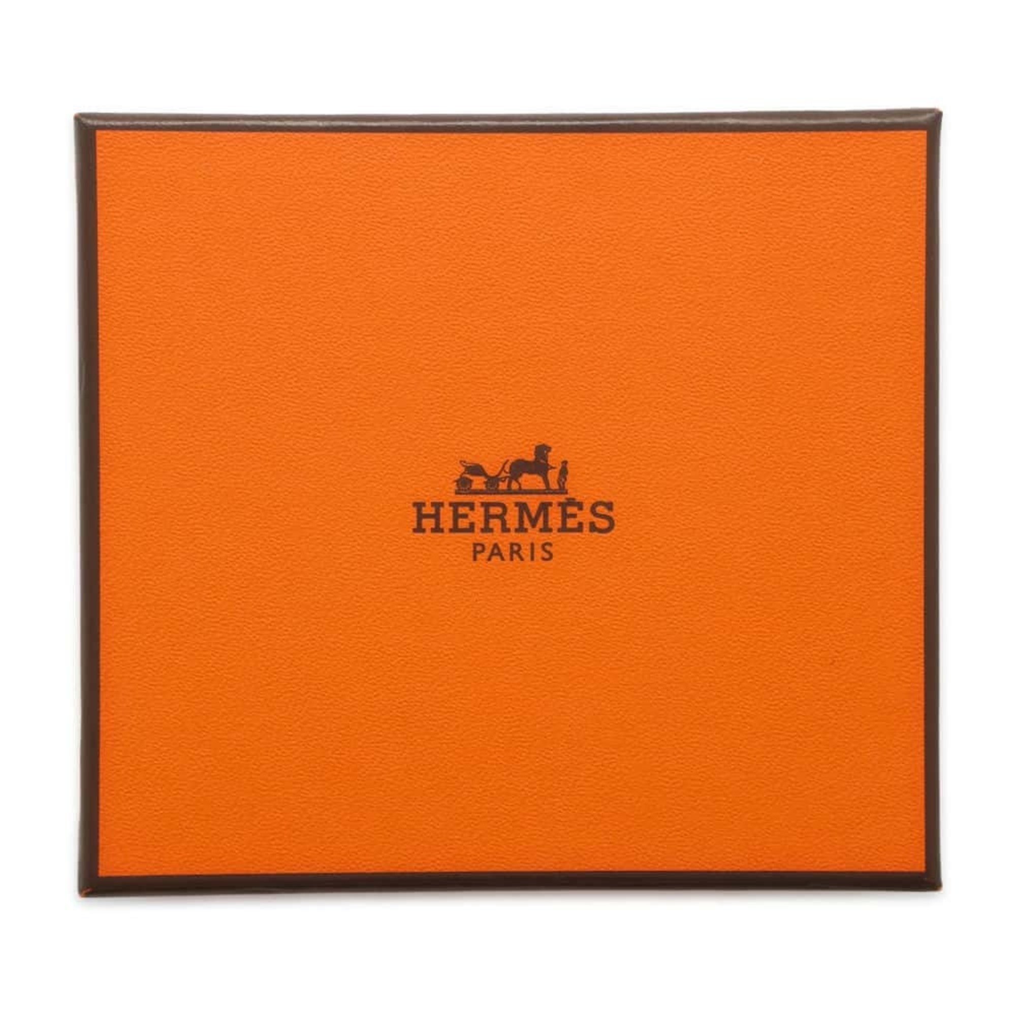 Hermes Wallet/Coin Case Bastia Verso Blue de Plus Zanzibar Evercolor B Stamp