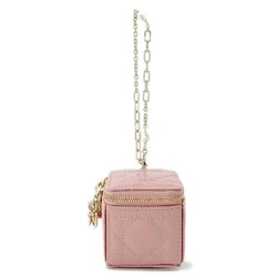 Christian Dior Pouch Lady Cannage Chain Cube Micro S0976OVRB