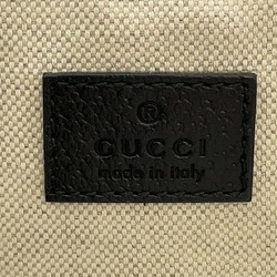 Gucci handbag small leather 765043 GUCCI 2way tote bag black