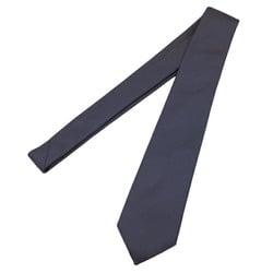 HERMES Necktie, Polka Dot Pattern, Navy, 100% Silk