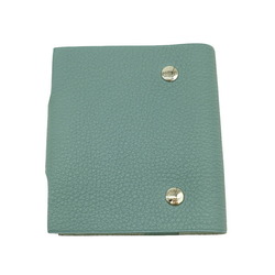 HERMES Ulysse Notebook Cover Taurillon Clemence Leather Ciel Light Blue #□M