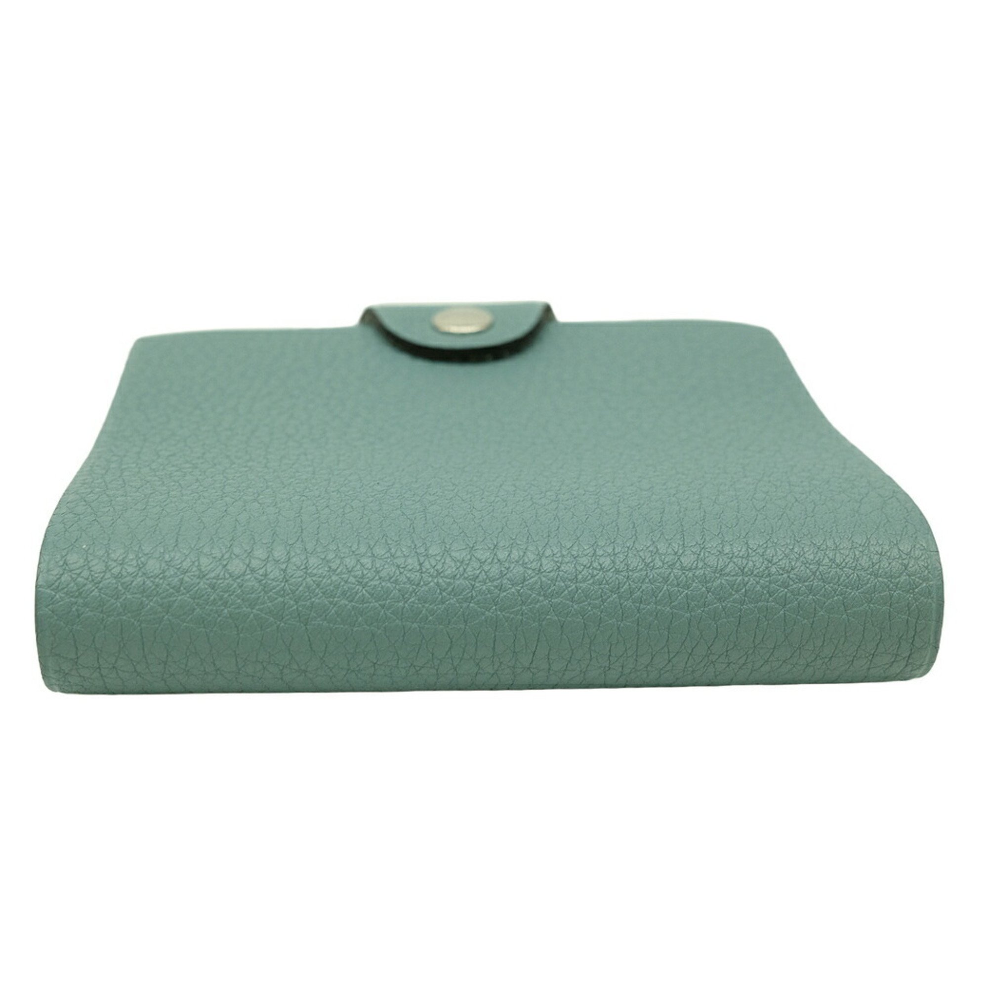 HERMES Ulysse Notebook Cover Taurillon Clemence Leather Ciel Light Blue #□M