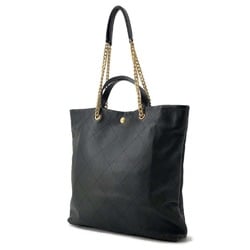 Chanel Tote Bag Matelasse Coco Mark Maxi AS3128 CHANEL Shoulder Black