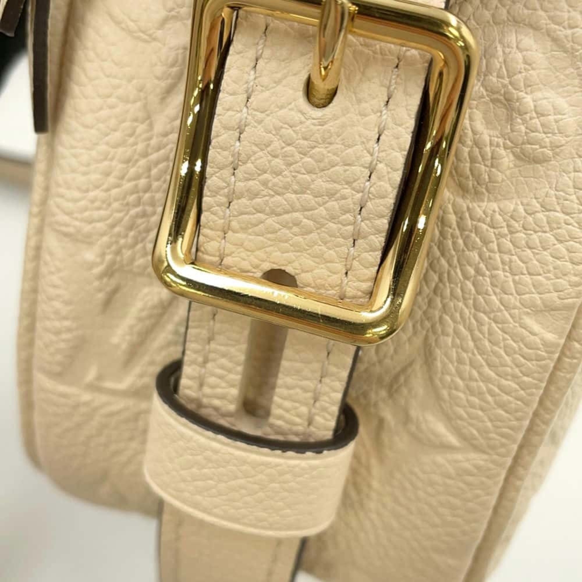 Louis Vuitton Shoulder Bag Monogram Empreinte Boite Chapeau Souple M45276 Ivory