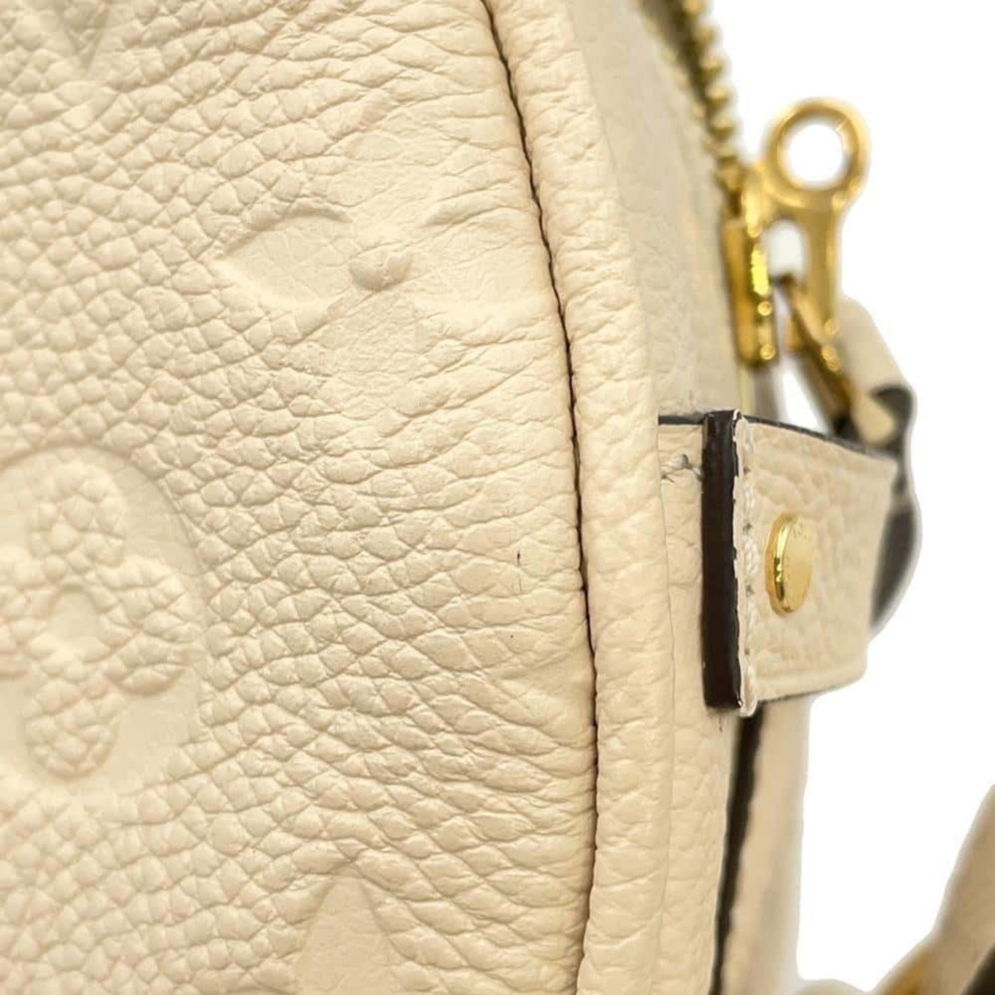 Louis Vuitton Shoulder Bag Monogram Empreinte Boite Chapeau Souple M45276 Ivory