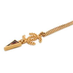 Chanel Necklace Arrow Triangle Coco Mark A18 K AB0263 CHANEL