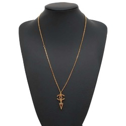 Chanel Necklace Arrow Triangle Coco Mark A18 K AB0263 CHANEL