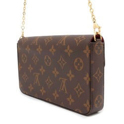 Louis Vuitton Chain Wallet Monogram Pochette Felicie M61276 Bag Clutch Shoulder Felice