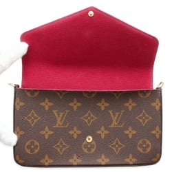 Louis Vuitton Chain Wallet Monogram Pochette Felicie M61276 Bag Clutch Shoulder Felice