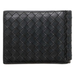 Bottega Veneta Bi-fold Wallet Intrecciato Money Clip Leather 123180 BOTTEGA VENETA Men's Black