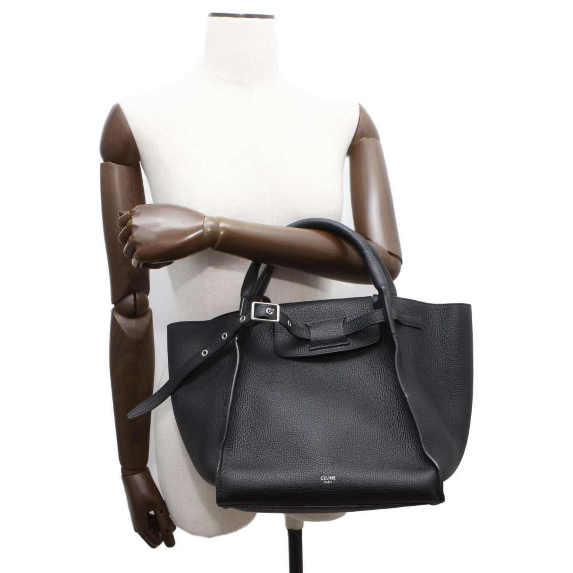 Celine Handbag Big Bag Small 189313 CELINE 2way Shoulder Black