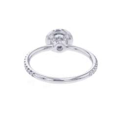 Harry Winston Ring Round Cut Micro Pavé Diamond 0.54ct Pt950 Size approx. GIA RGDPRD005MICPT