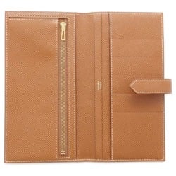 Hermes Long Wallet Bearn Classic Gold Epson A Stamp HERMES