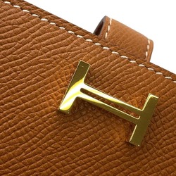 Hermes Long Wallet Bearn Classic Gold Epson A Stamp HERMES