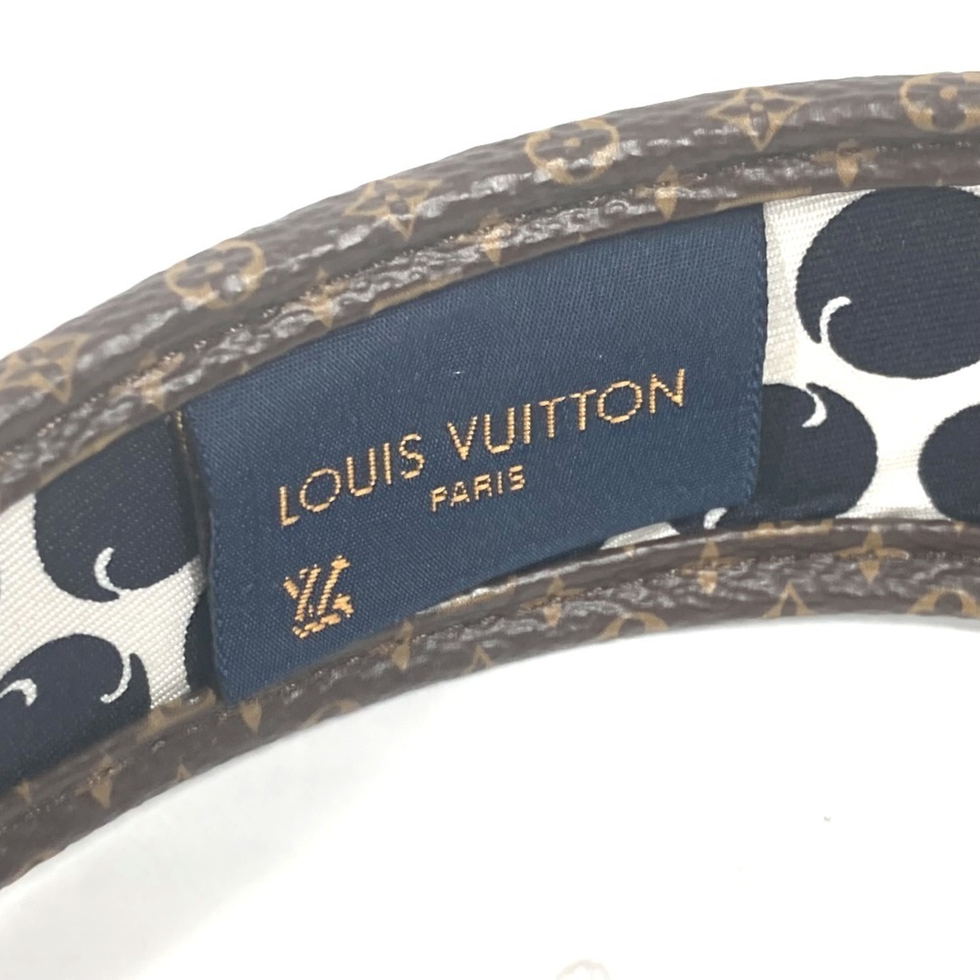 LOUIS VUITTON M77394 Monogram Headband Be Mindful Hairband Silk Women's Multicolor