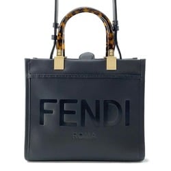 Fendi Handbag Sunshine Small 8BH394 FENDI 2way Shoulder Bag Black