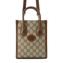 Gucci Handbag with Interlocking G GG Supreme 671623 GUCCI 2way Shoulder Bag Tote