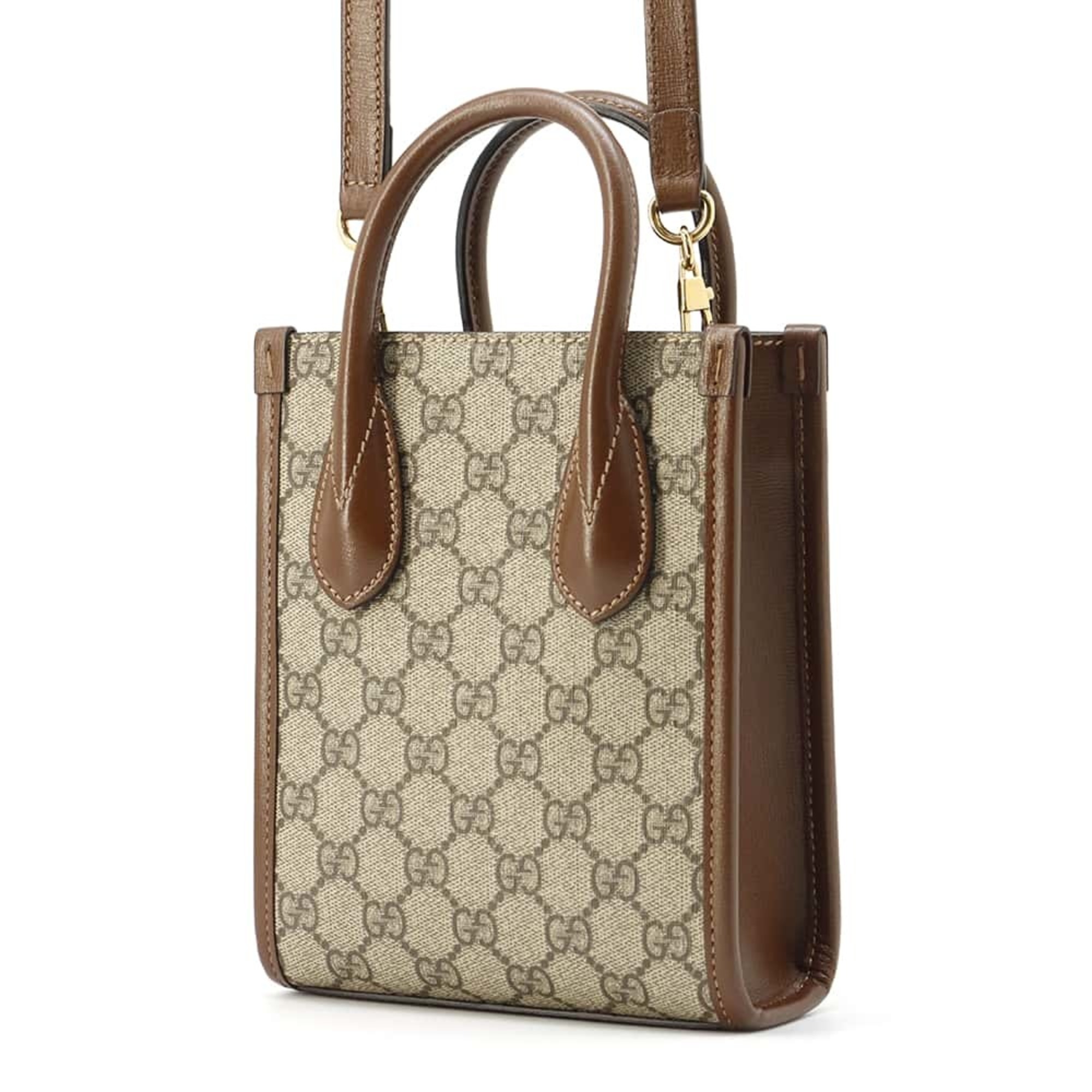 Gucci Handbag with Interlocking G GG Supreme 671623 GUCCI 2way Shoulder Bag Tote