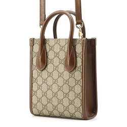 Gucci Handbag with Interlocking G GG Supreme 671623 GUCCI 2way Shoulder Bag Tote