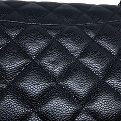 Chanel Chain Shoulder Bag Matelasse 30 Caviar Skin Coco Mark A58600 CHANEL Black