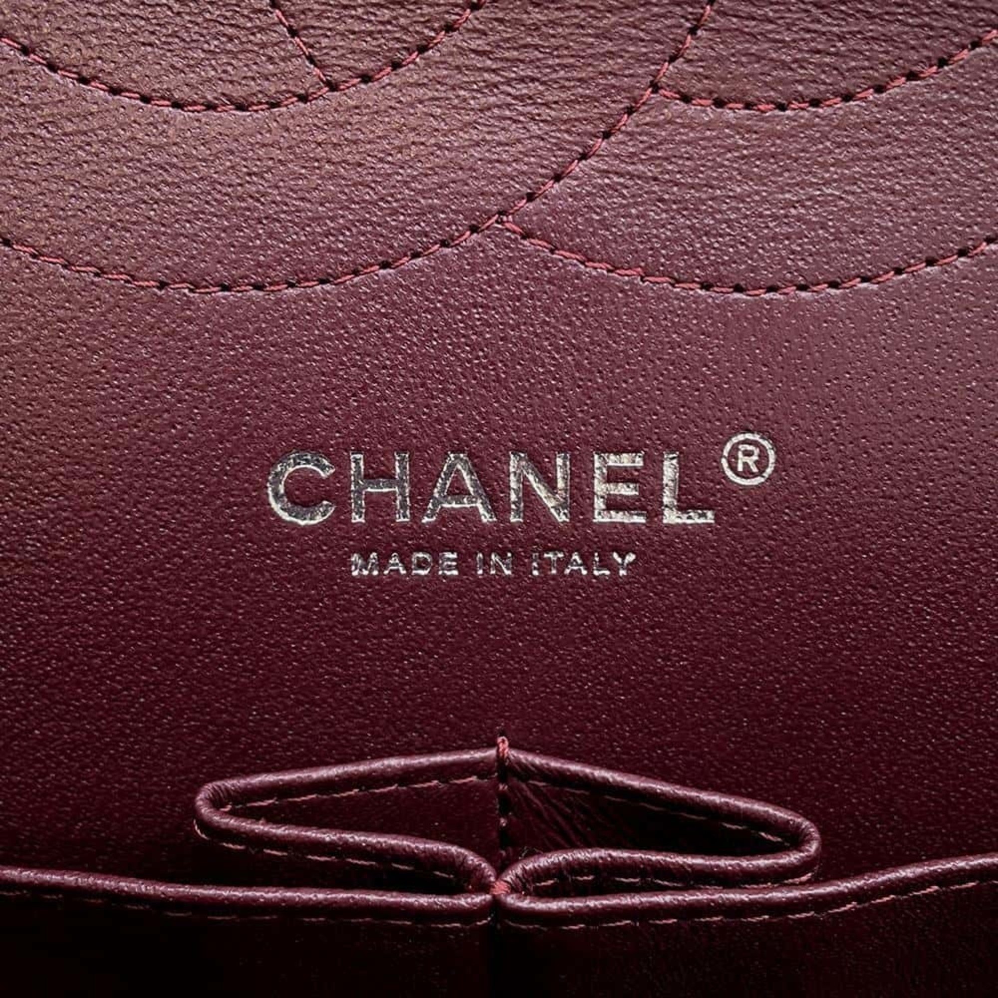 Chanel Chain Shoulder Bag Matelasse 30 Caviar Skin Coco Mark A58600 CHANEL Black